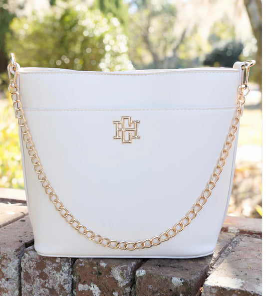 Cream Brielle Bucket Bag