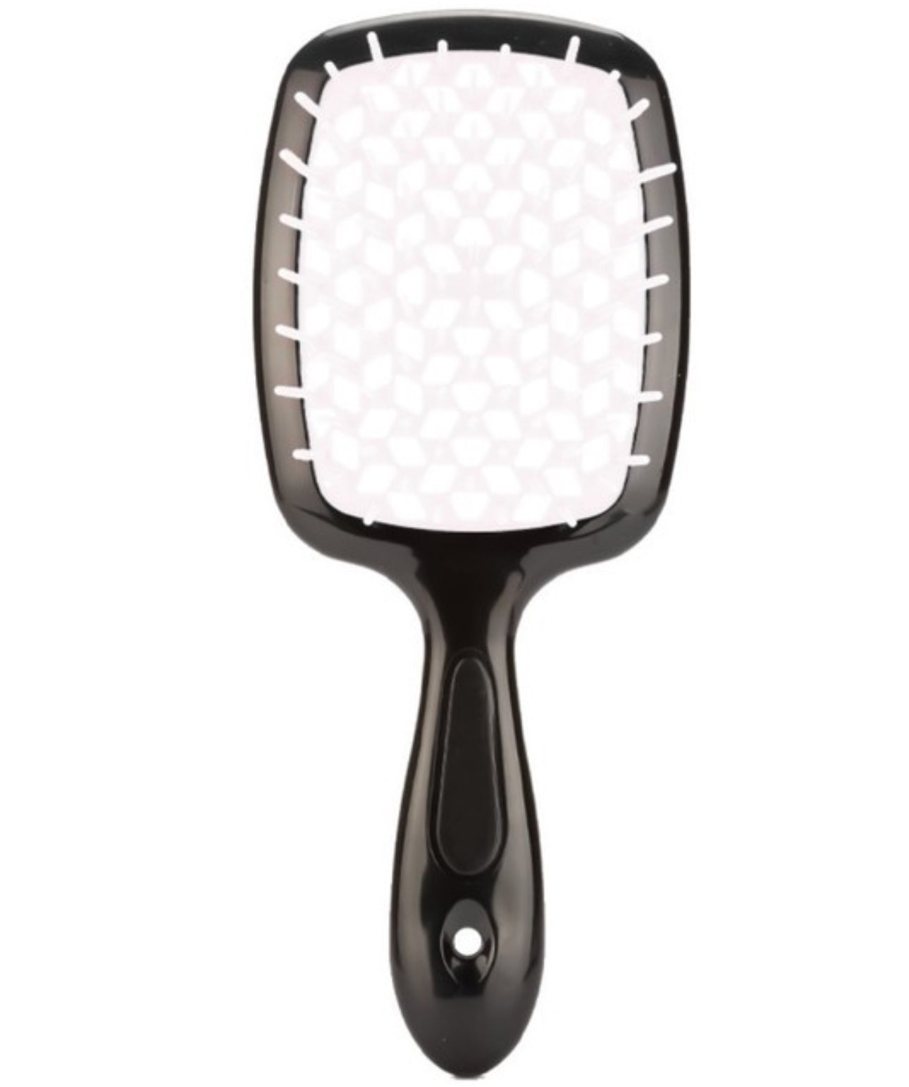 Detangling Hair Massage Brush, Black/White