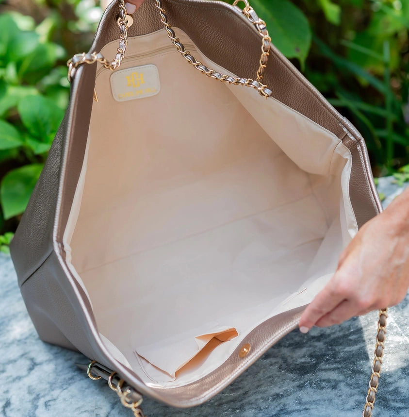 Harlow Tote , Bronze