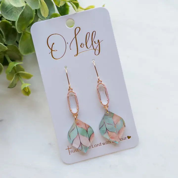 Wren Mint Dangle Earrings