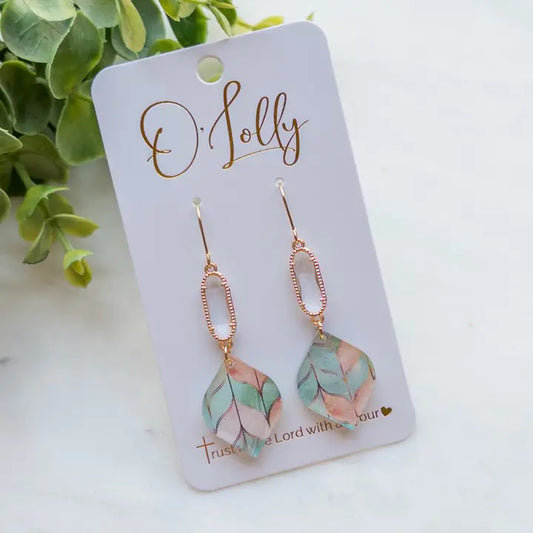 Wren Mint Dangle Earrings
