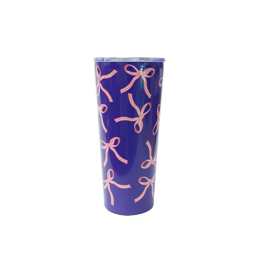 24 oz Tumbler Bows