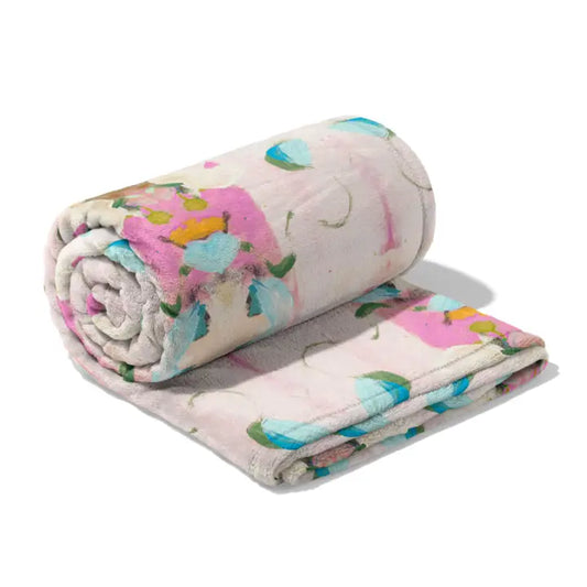 Monet Garden Fleece Blanket