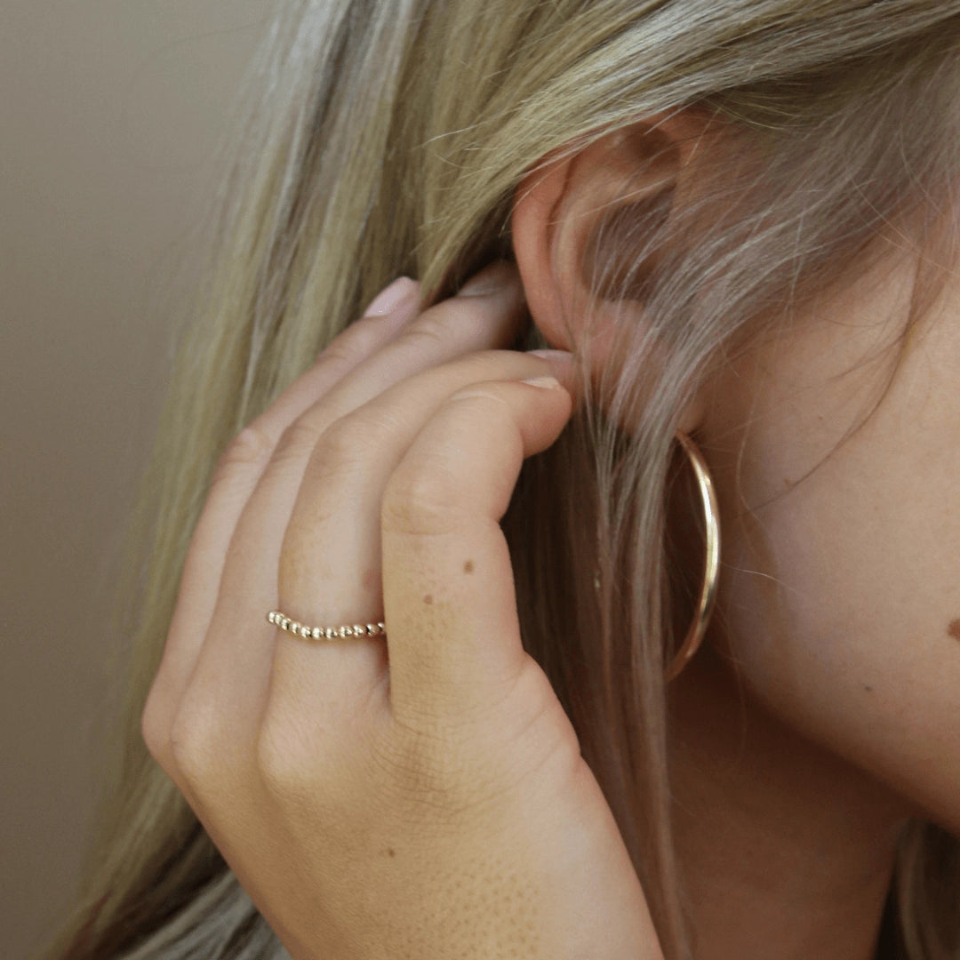 2mm Gold Stretch Ring