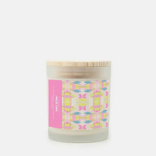 Glass Candle , Lemon Verbena