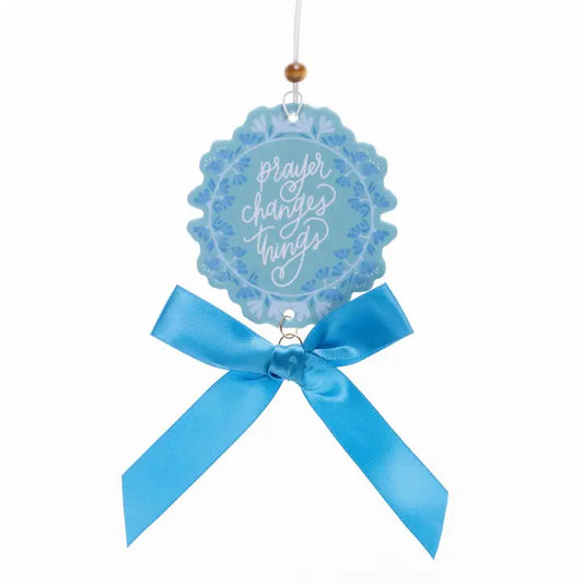 Car Air Freshener, Prayer Changes Things