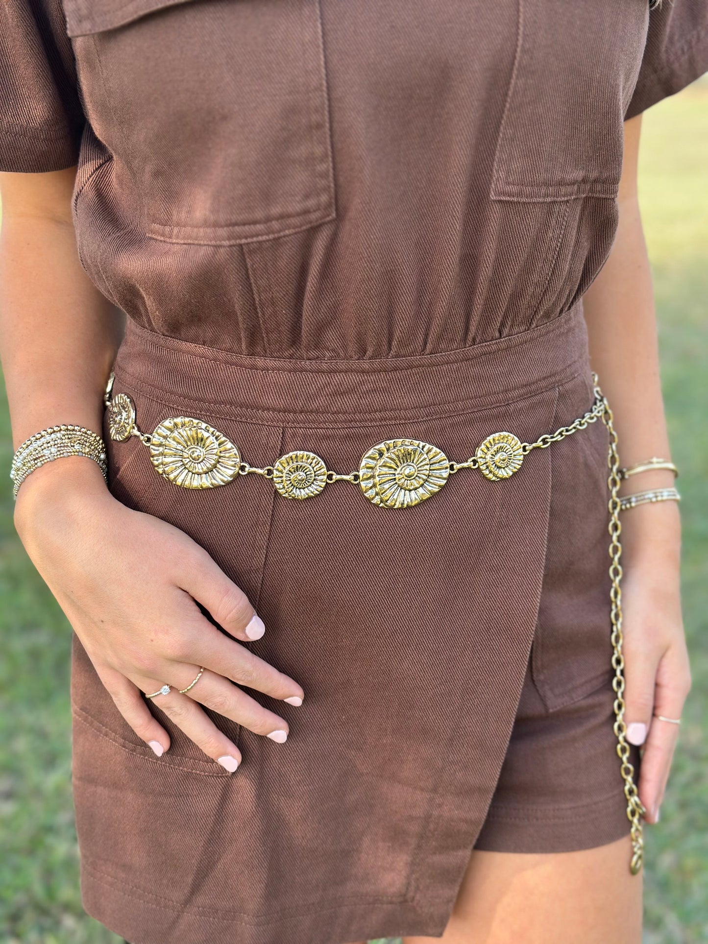 Seashell Chain Disc Belt