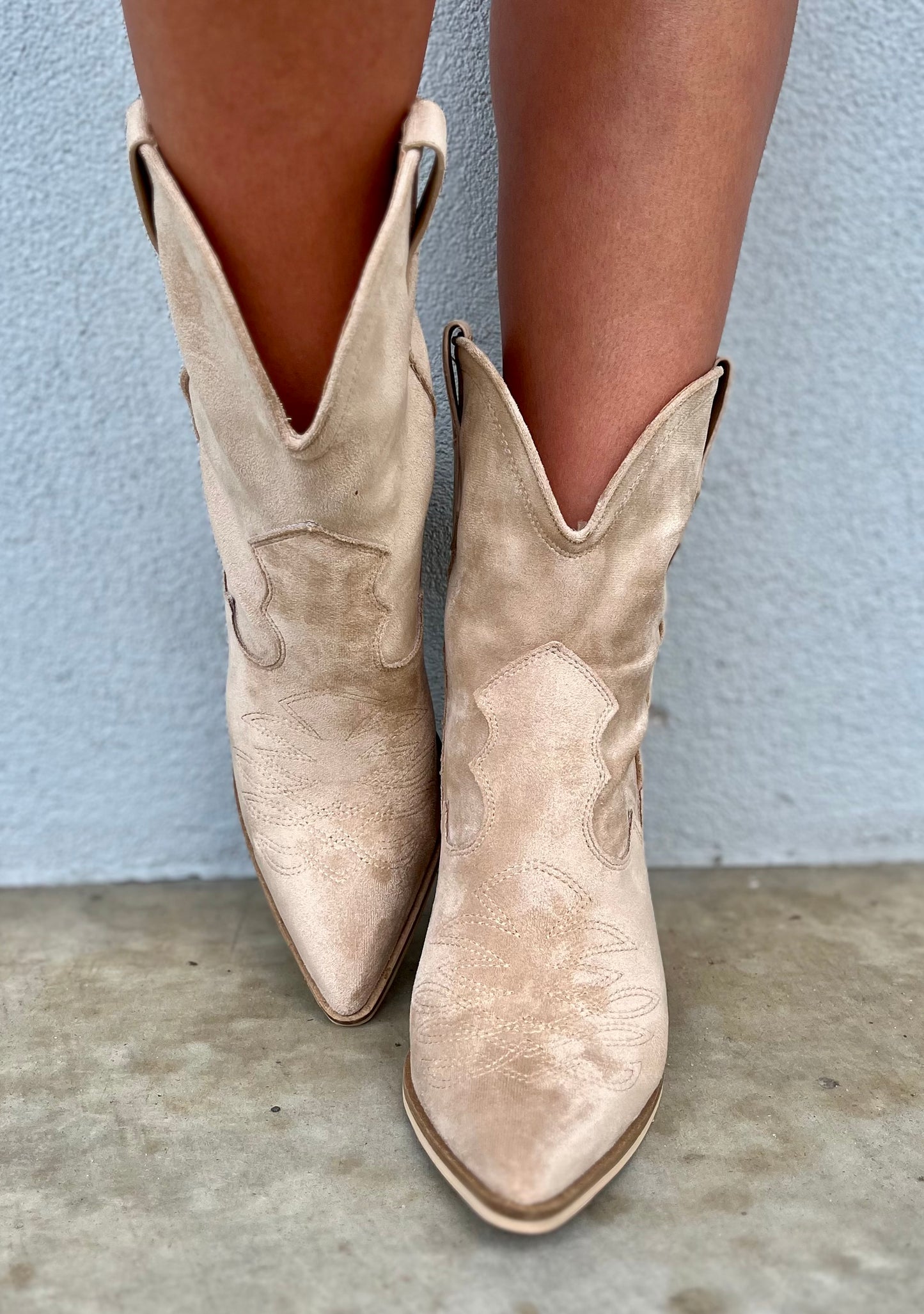 Beige Brooklyn Boots