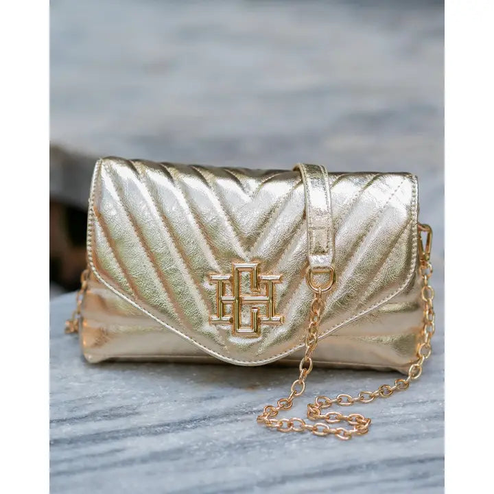 Brandy Crossbody Glimmer Gold