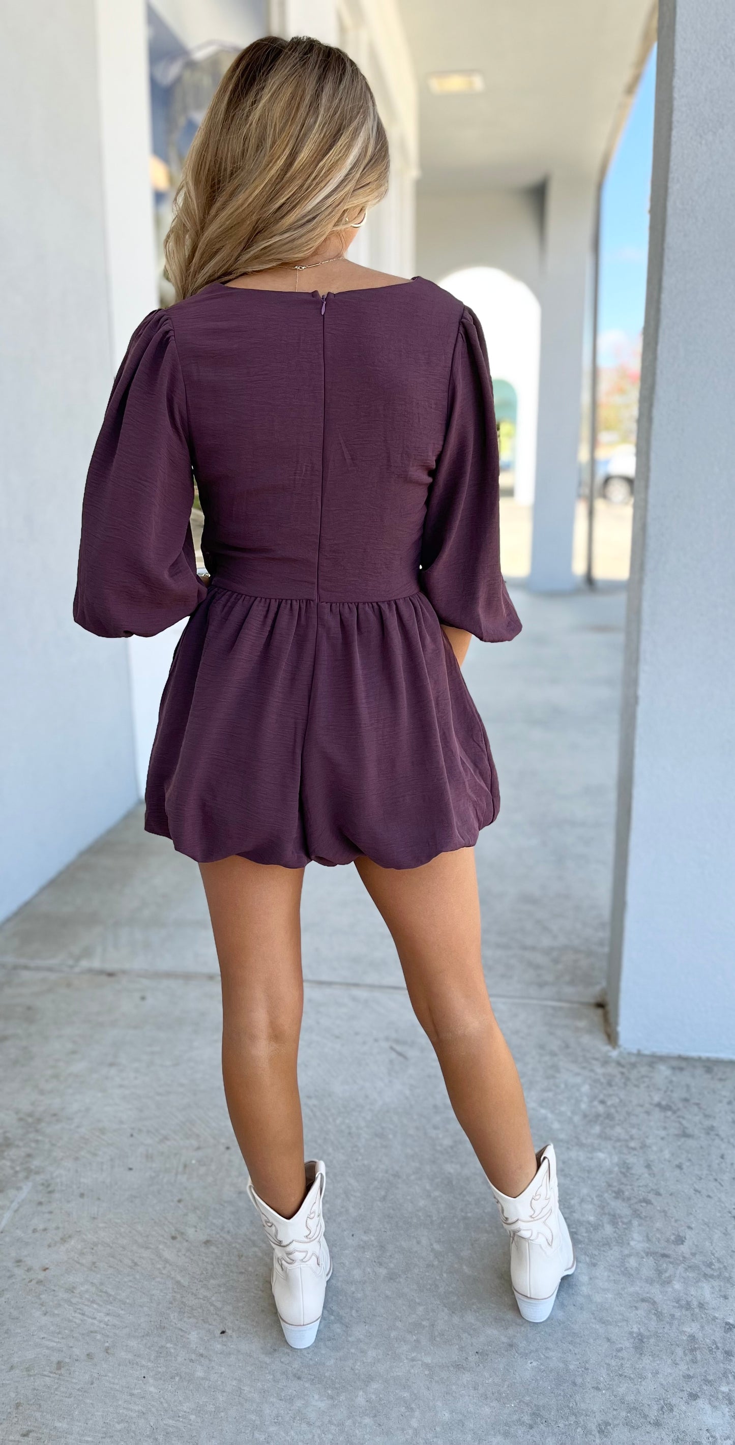 Cocoa Puff Sleeve Romper