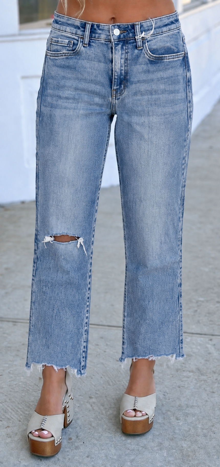 High Rise Straight Jean