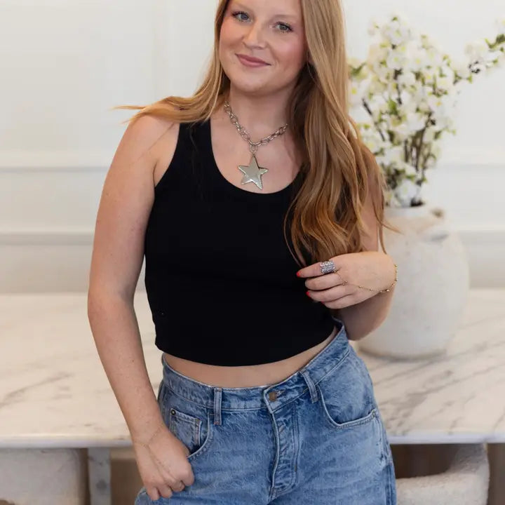 Silver Star Necklace