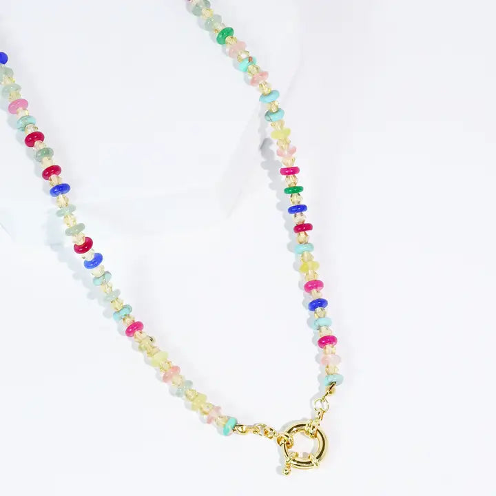 Sprinkle Pop Gemstone Necklace