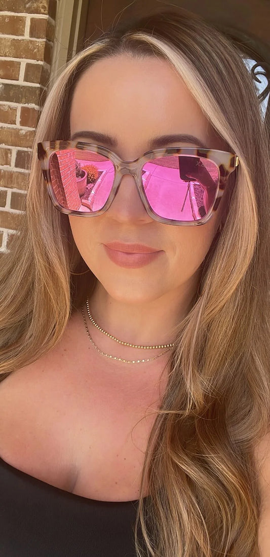 Lyla Hot Pink Sunglasses