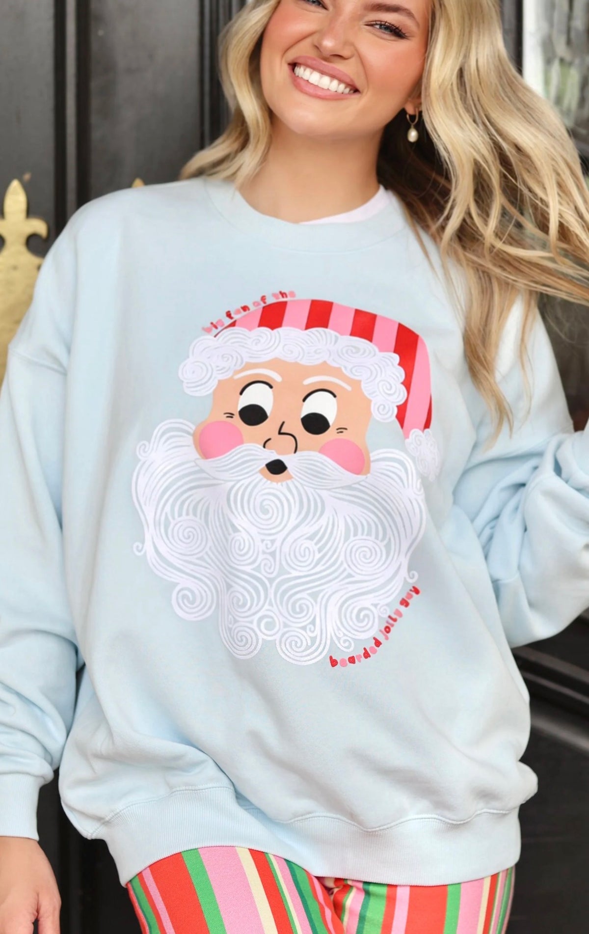Big Fan Of The Bearded Jolly Guy Sweatshirt