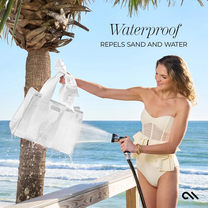 Case Mate Jelly Tote Bag, Pearl Bow