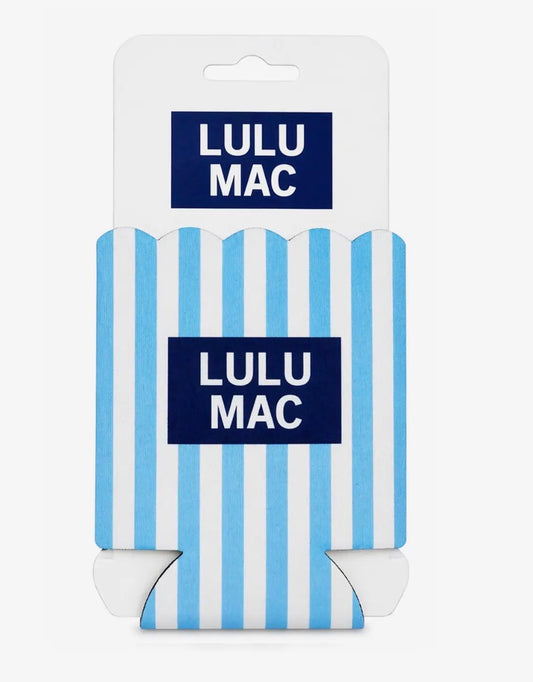 Lulu Mac Koozie, Blue/Navy Stripe