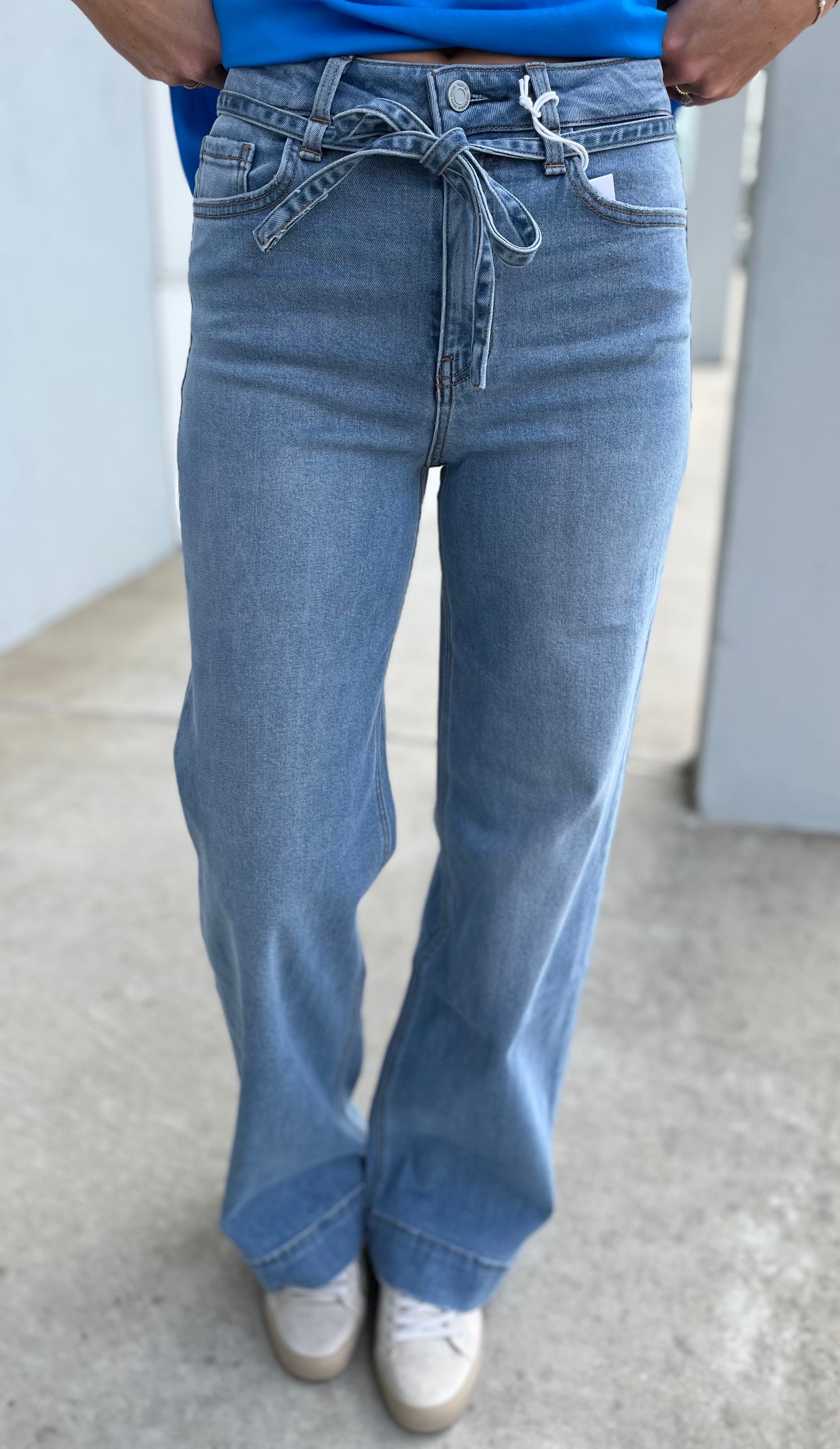 Super High Trouser Drawstring Pants