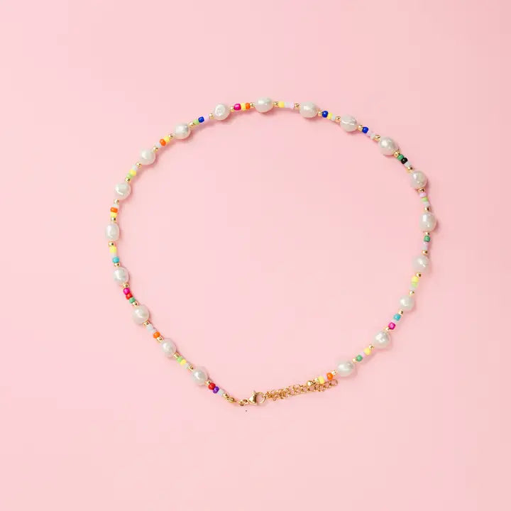 Pearls and Pop Multi Pearl Necklace