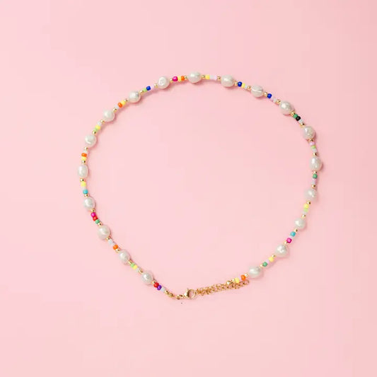 Pearls and Pop Multi Pearl Necklace