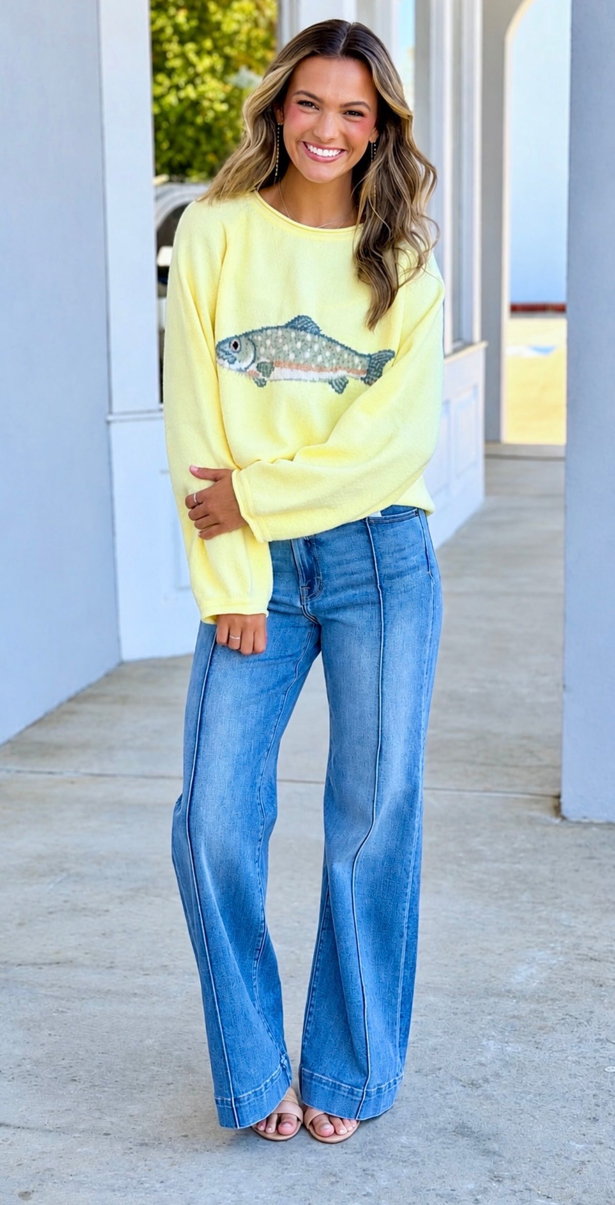 Lemon Fish Cozy Sweater