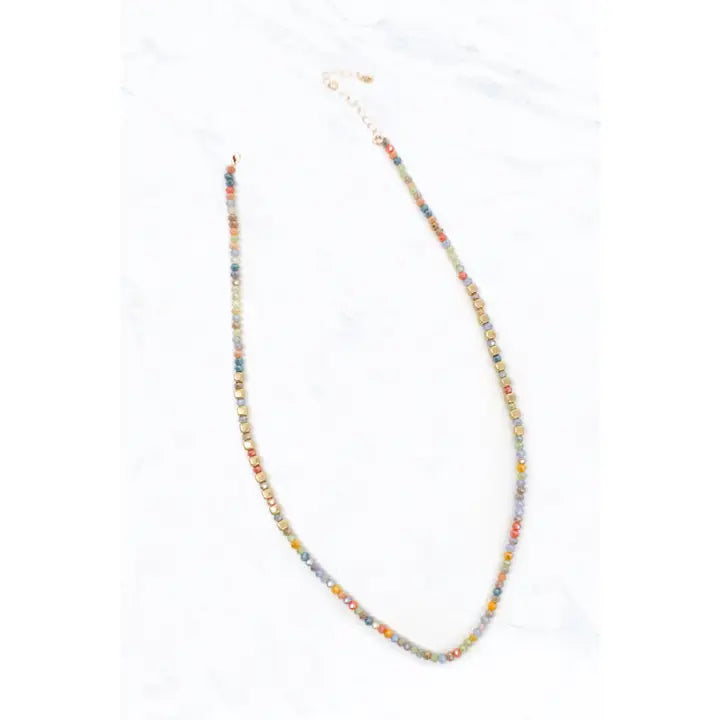 Glass Beaded Necklace, 5