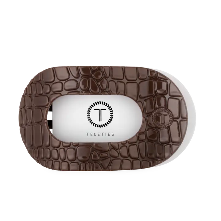 Teletie Brown Crocodile Large