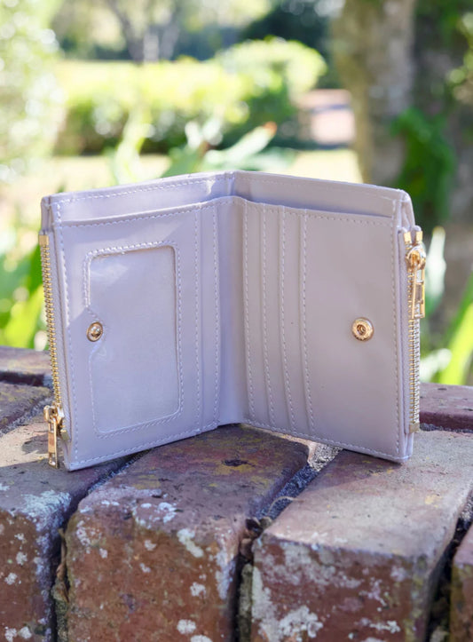 Nude V Quilted Monica Wallet