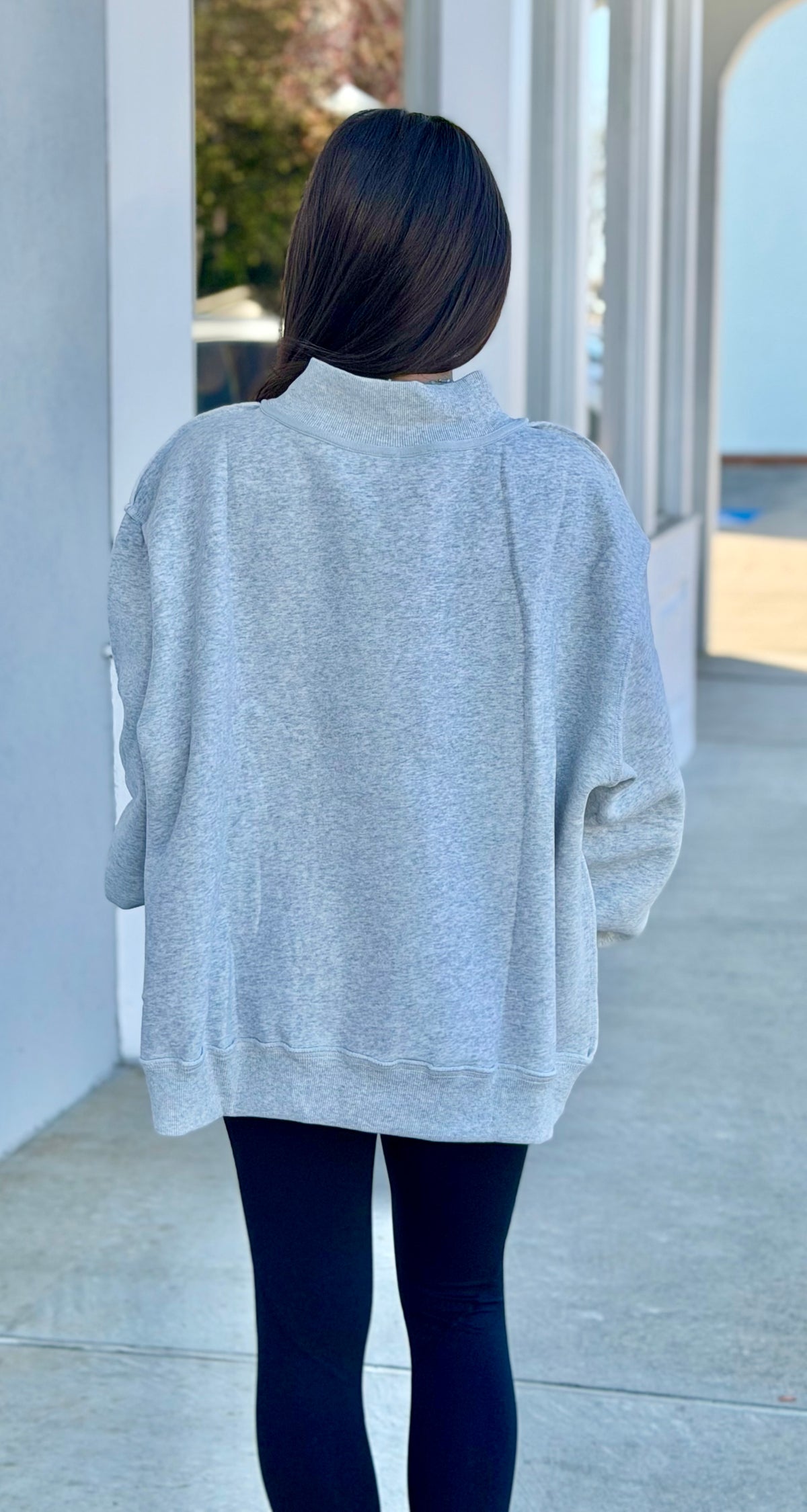 Heather Grey Lucky & Mallard REVERSIBLE Sweatshirt