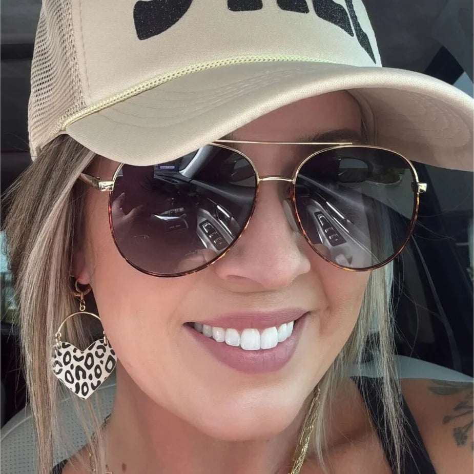 Ace In Cheetah Sunglasses