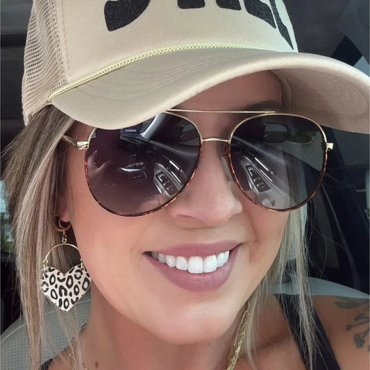 Ace In Cheetah Sunglasses