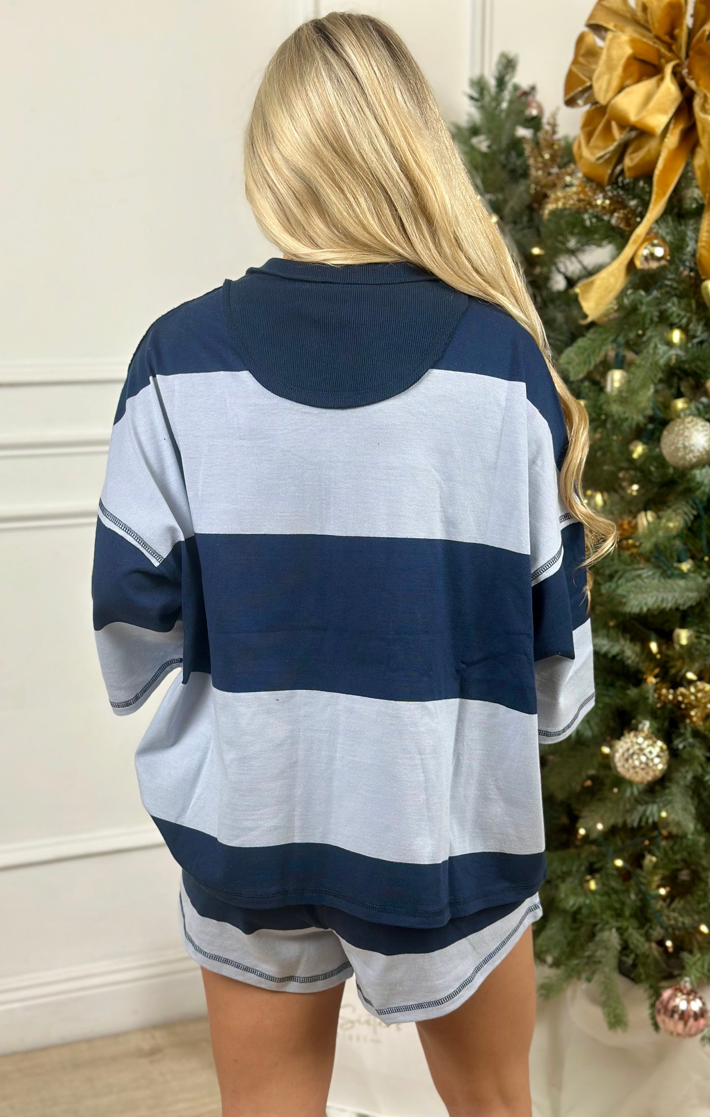 Midnight/Steel Striped SET