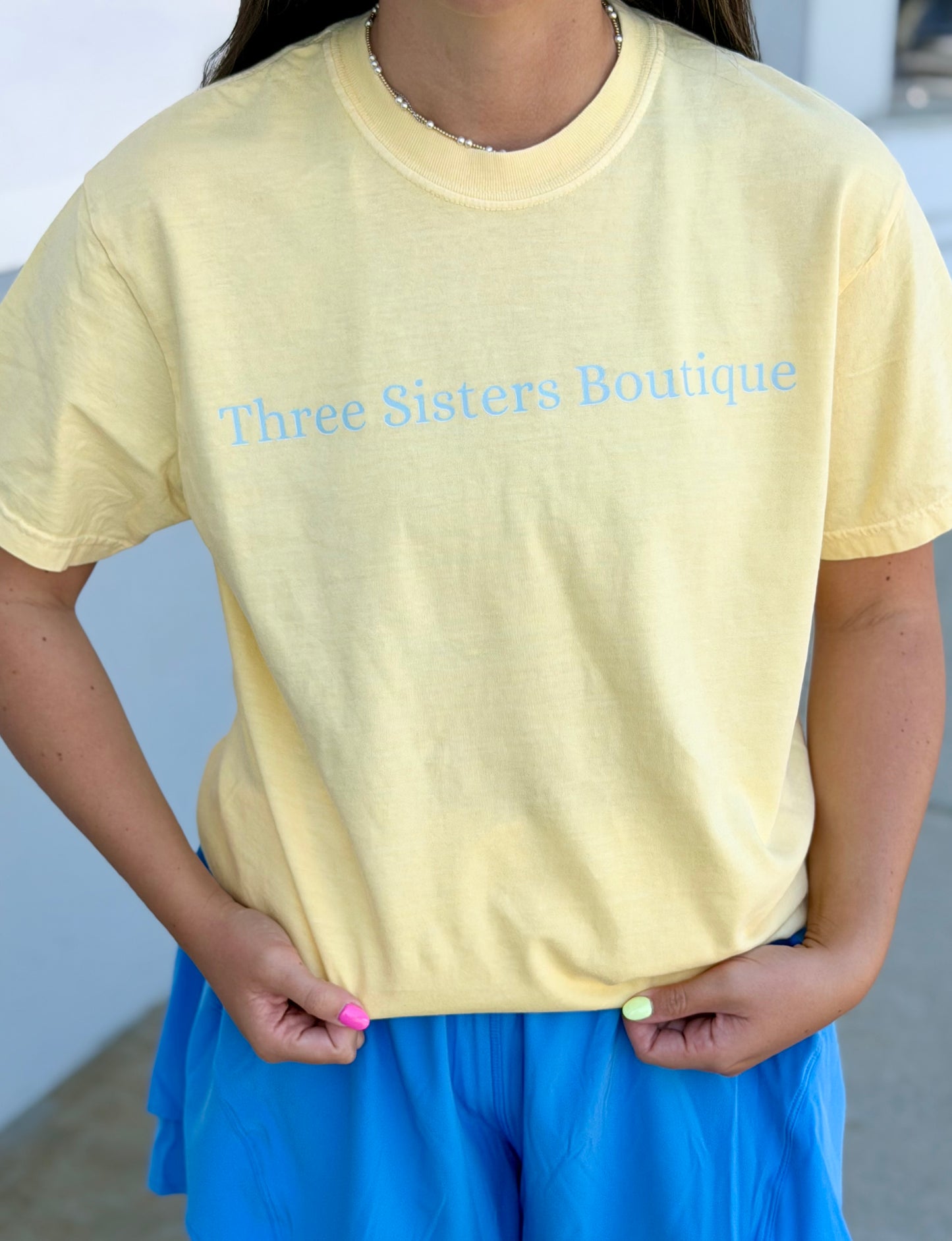 Yellow Three Sisters Tee