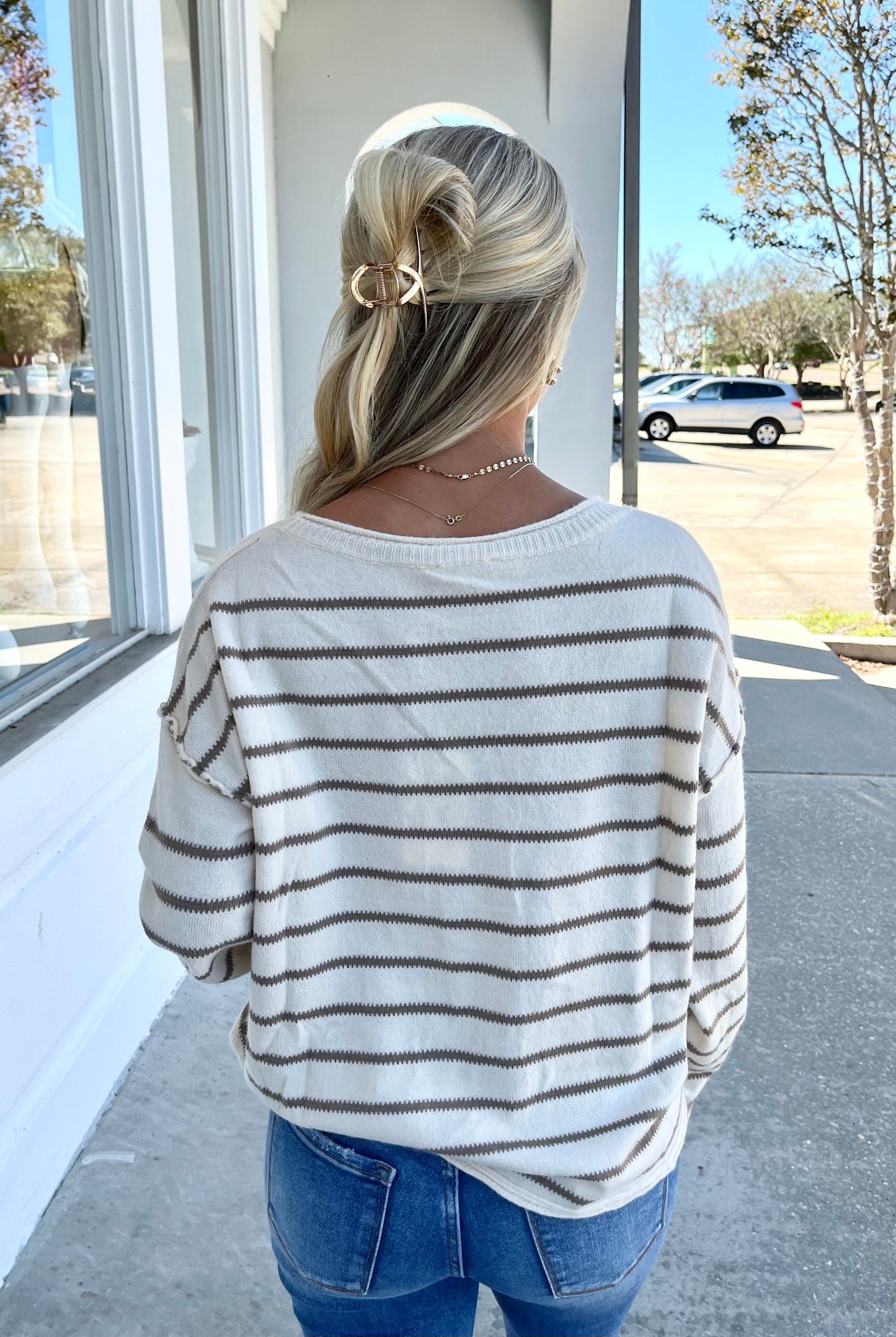 Cappuccino Striped Sweater