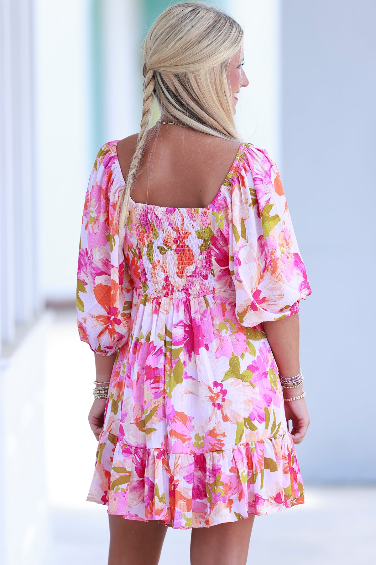 Abigail Floral Sweetheart Dress