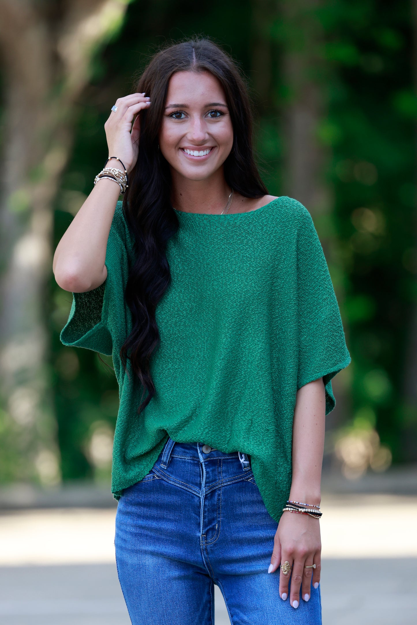 Pine Lightweight Dolman Sweater