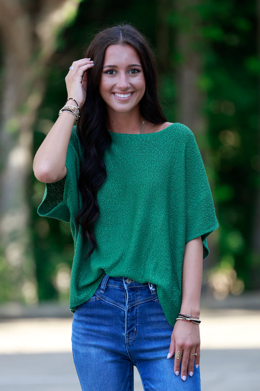 Pine Lightweight Dolman Sweater