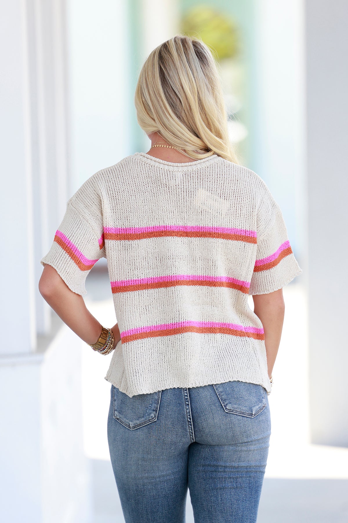 Taupe Combo Lightweight Sweater