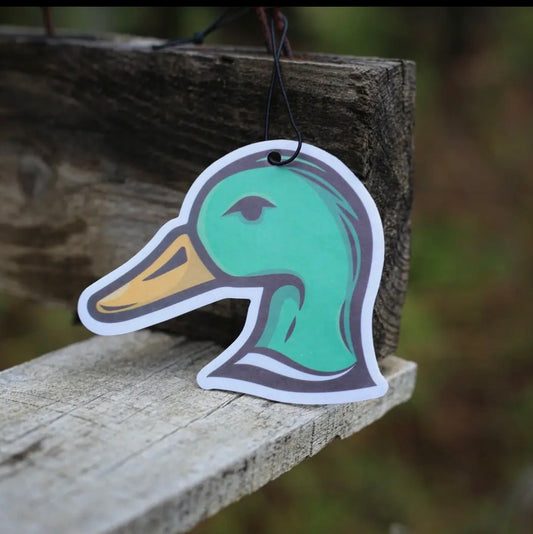 Car Air Freshener, Duck Head- Black Ice