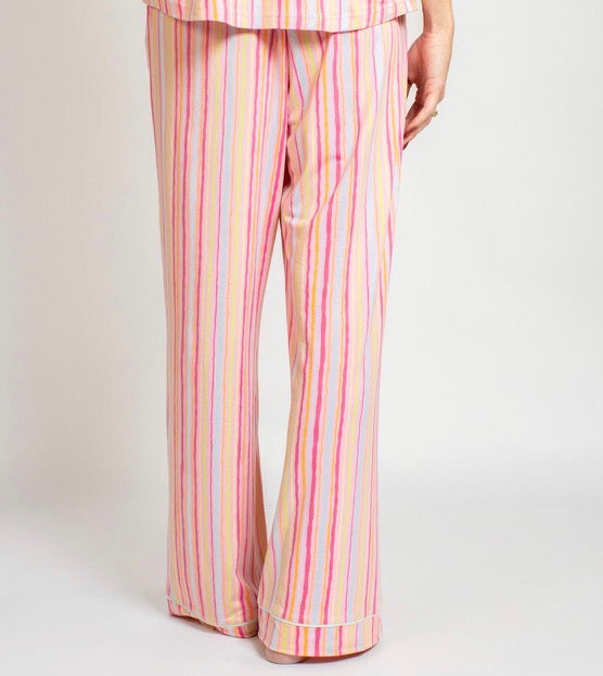 Addie Stripe Short Sleeve/Pant Pajama Set