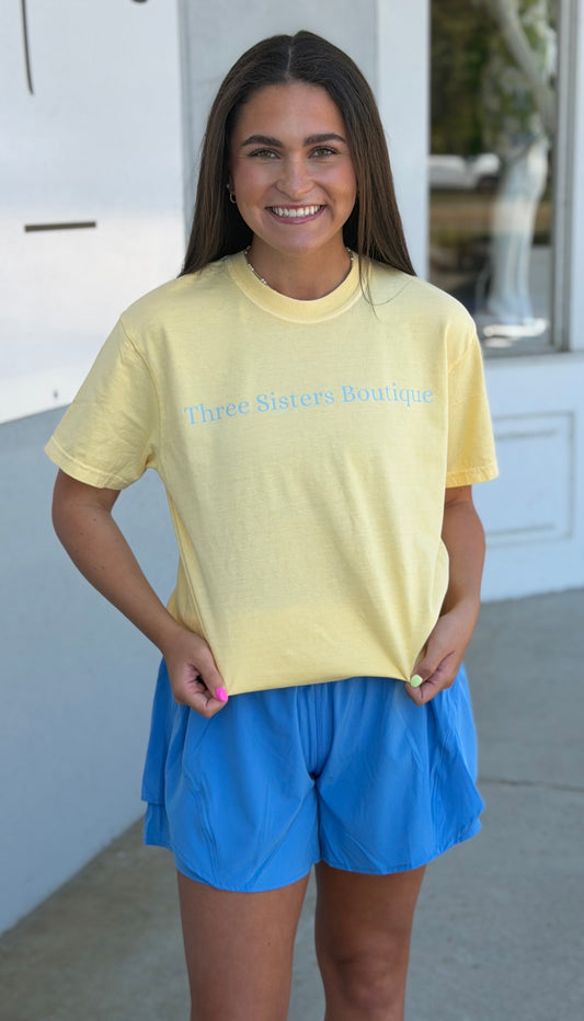 Yellow Three Sisters Tee