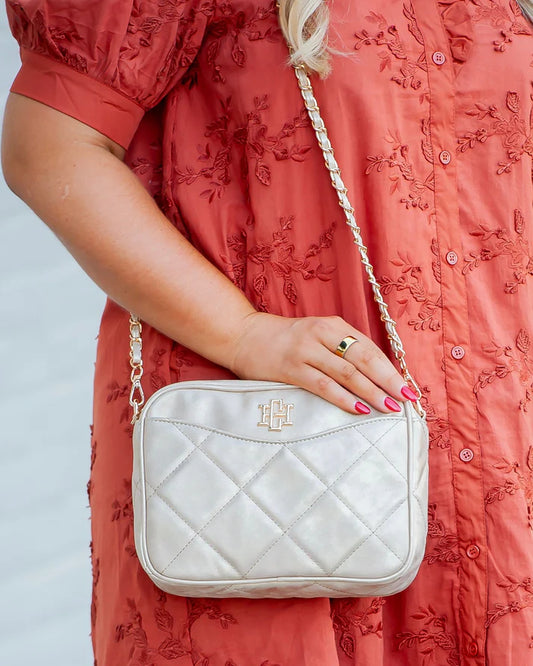 Fiona Crossbody, Gold Shimmer LD
