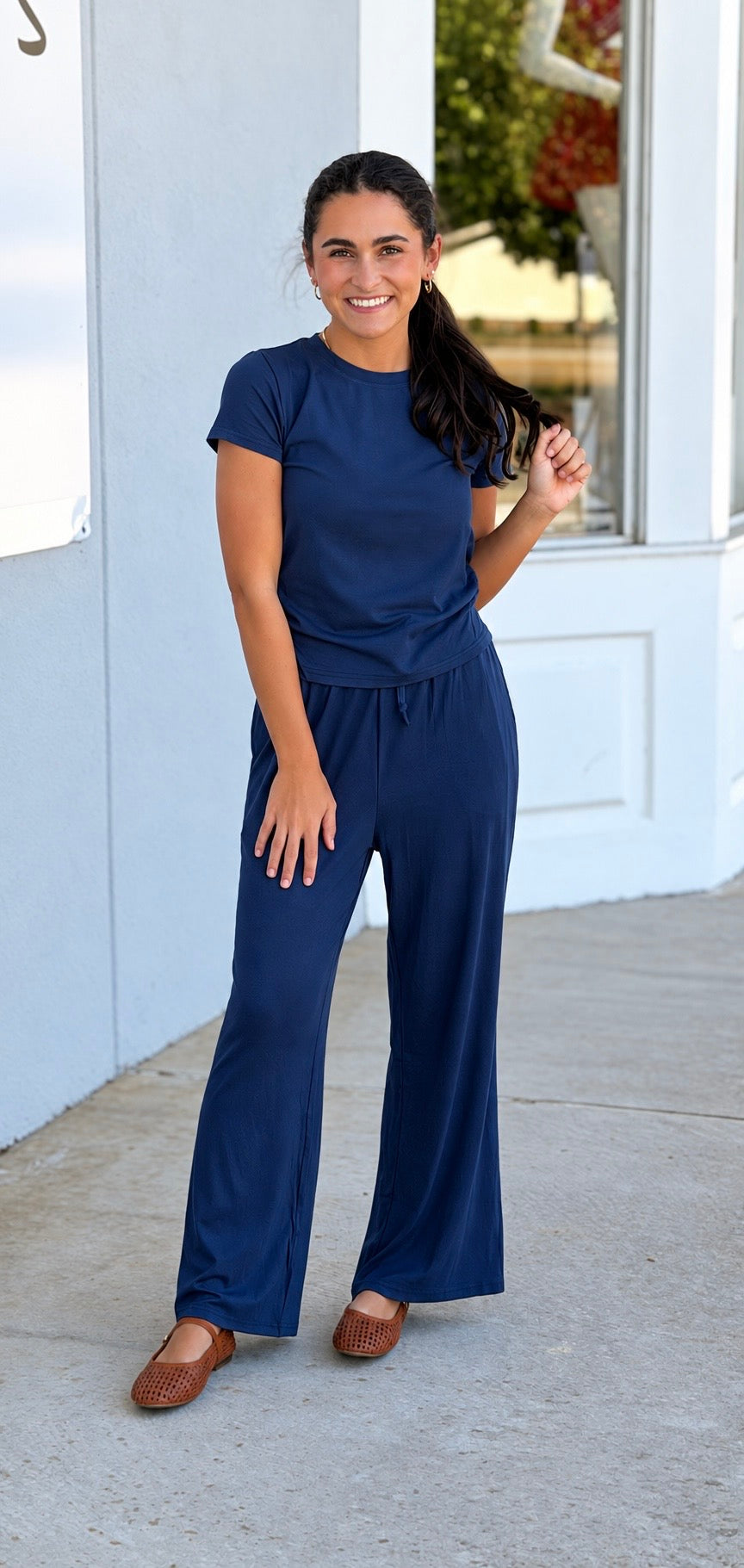 Marlow Ruched Two Piece SET, Ocean