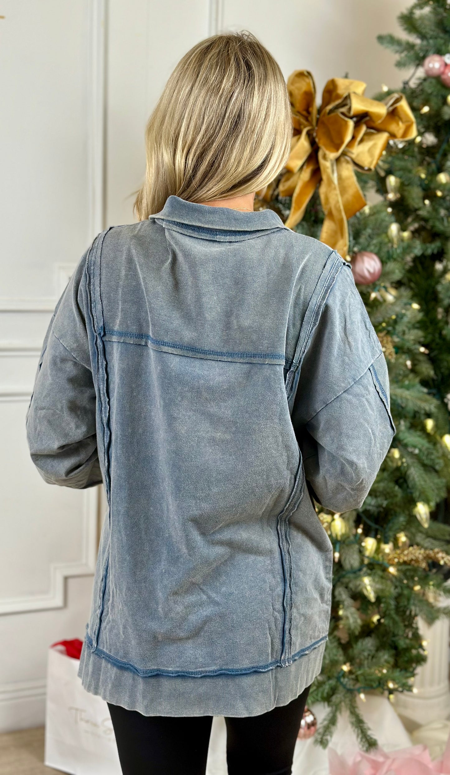 Denim Pullover