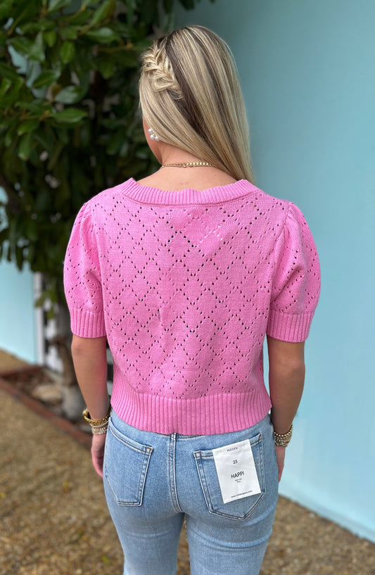 Pink Top W Bows