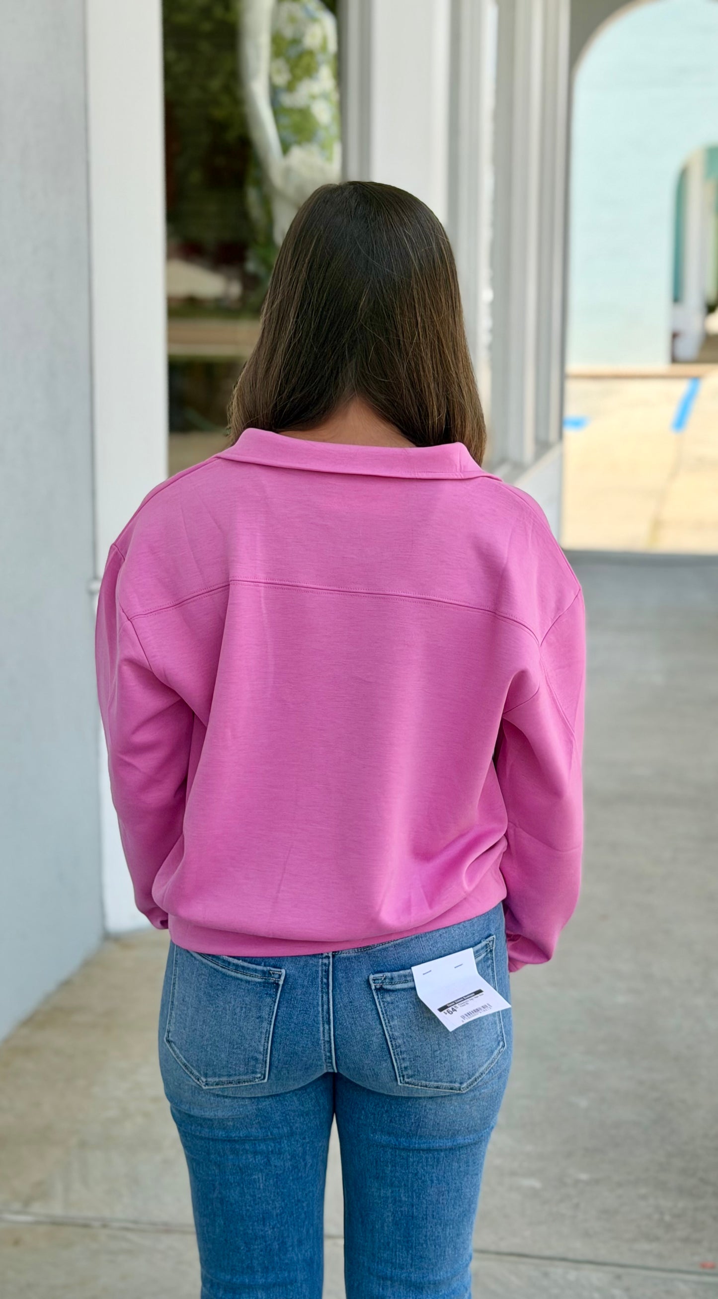 Scuba Half Zip Pullover, Candy Pink
