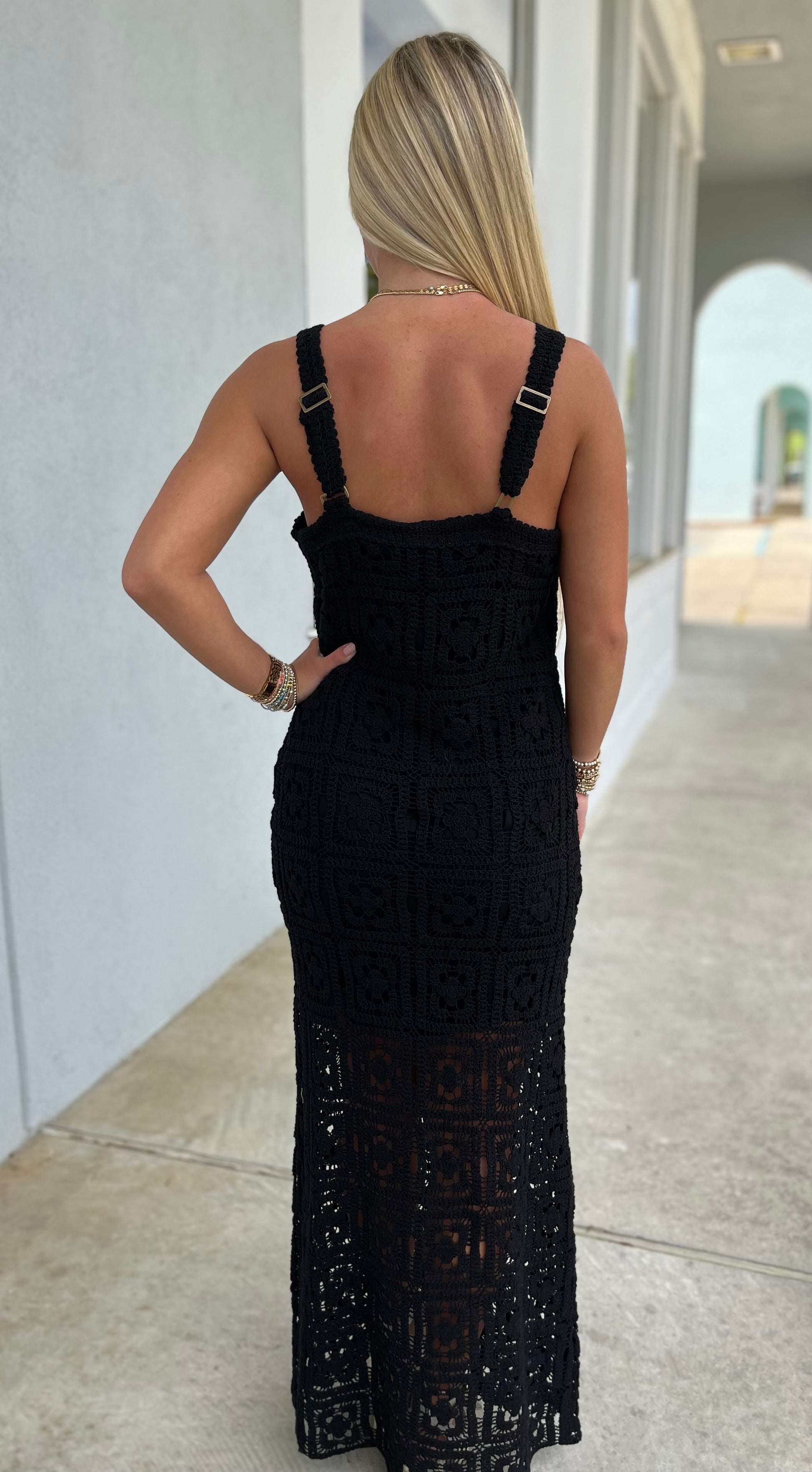 Black Cotton Crochet Maxi Tank Dress Three Sisters Boutique Black Cotton Crochet Maxi Tank Dress Three Sisters Boutique