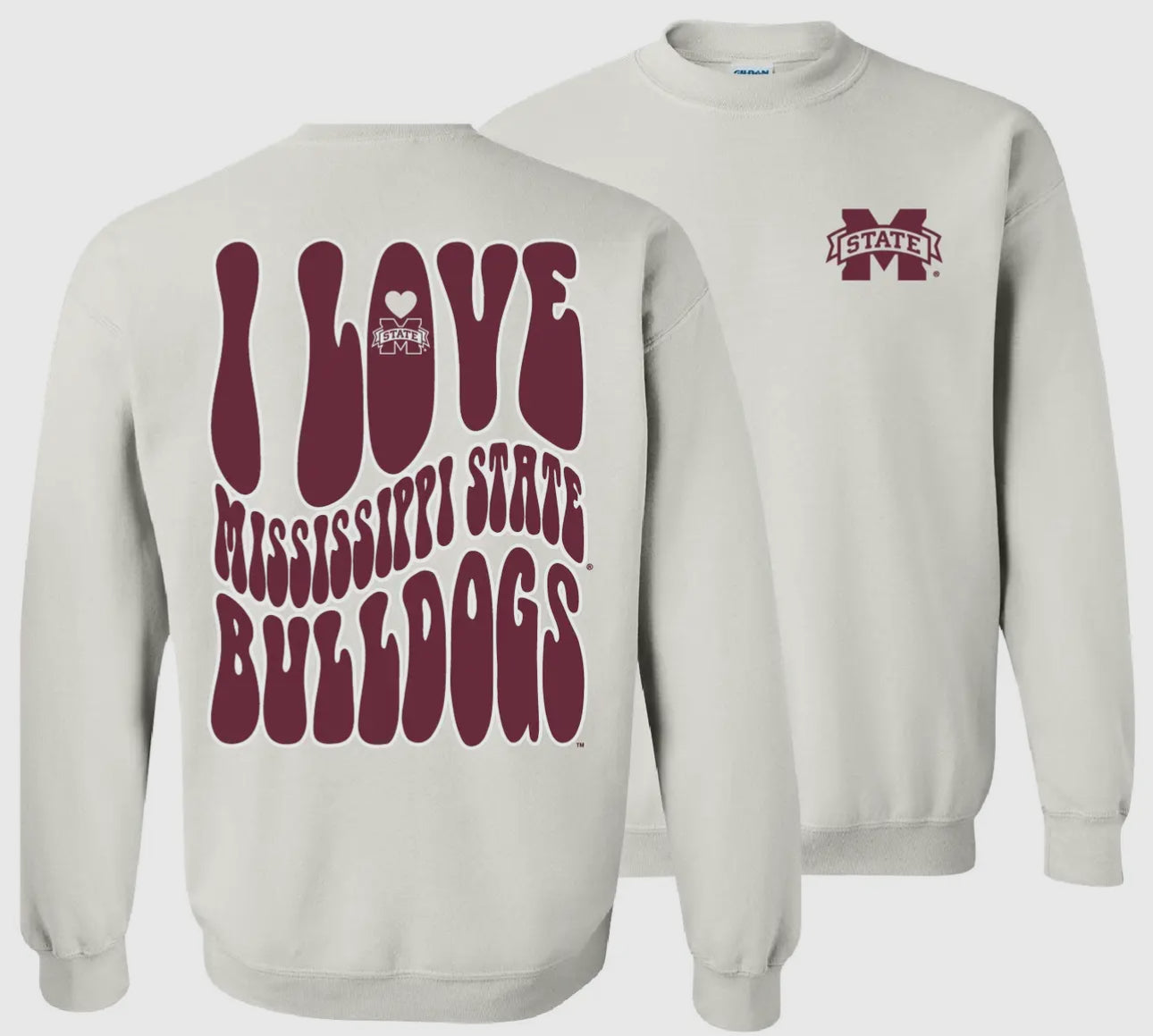 Love Team Sweatshirt , MS State