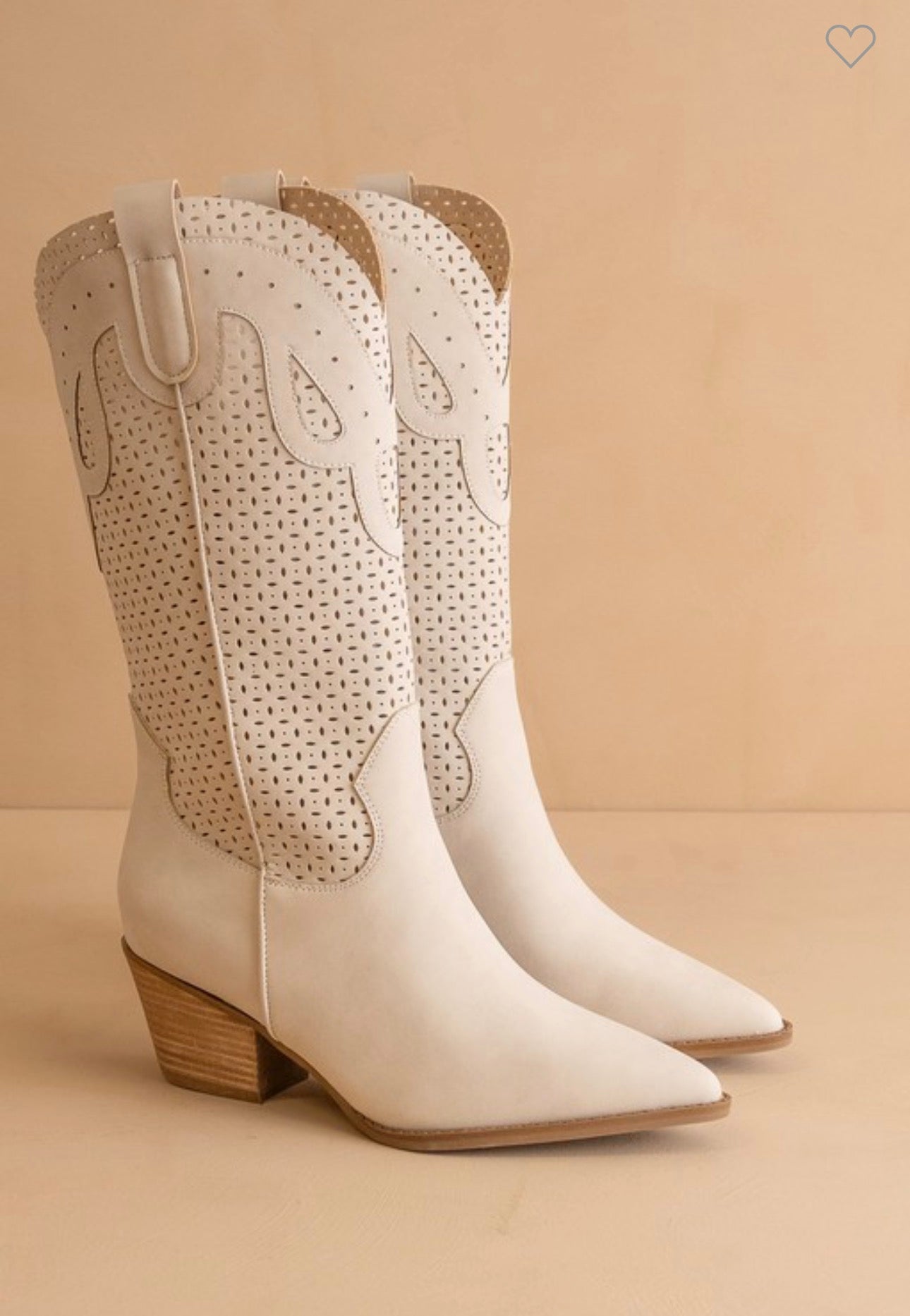 Gabby Light Grey Western Boot