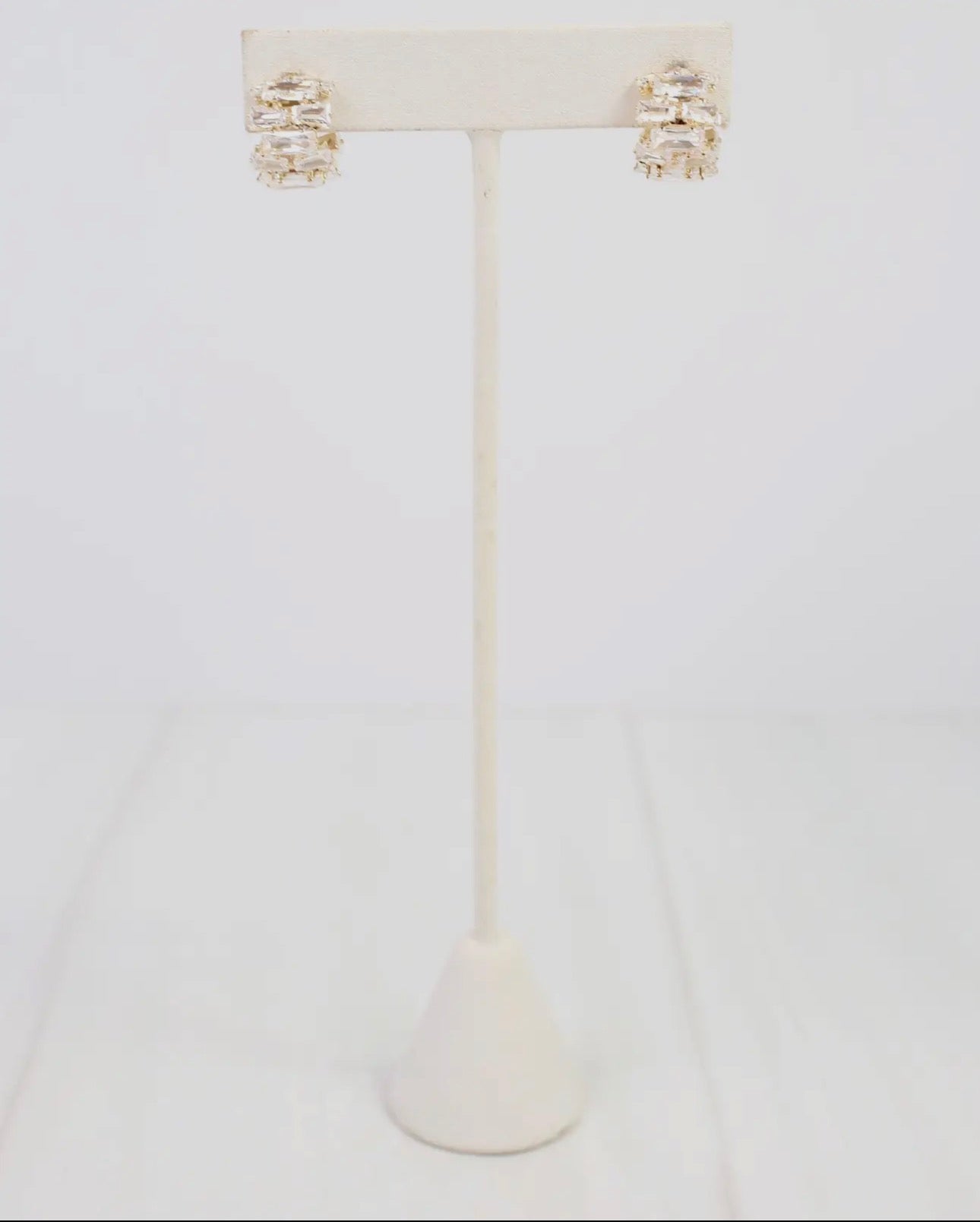 Elloree Crystal Hoop Gold